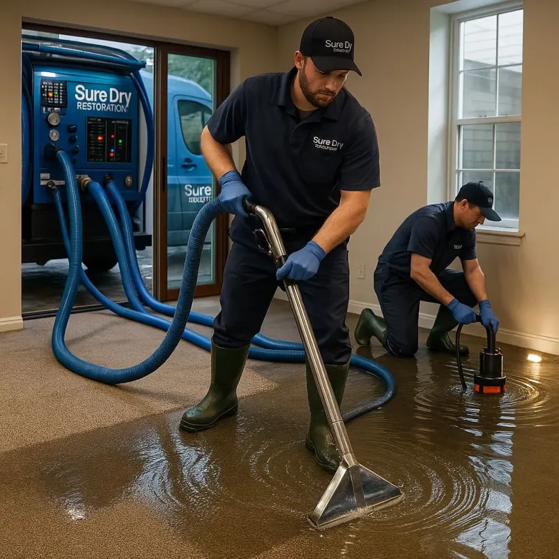 Water Extraction and Removal process in Ronceverte, WV